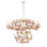 Lustre à niveaux 8 lumières Haleema