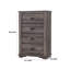 Commode 4 tiroirs en bois Hindsville