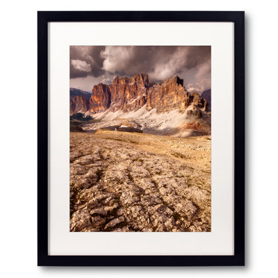 Dolomites, Italy, Fanes With Clouds Print by Frank Peters
