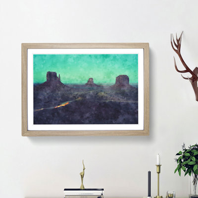 Oljato-Monument Valley - Picture Frame Painting Print