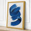 Blue Spirals Abstract - Wrapped Canvas-1298605578-1298605581