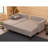 Modern Corner Sofa-Bed, Cream Color, 80.7 x 33.5 x 55.1 inches | Solid Wood & MDF Frame, 100% Polyester Fabric, Easy Clean | 28 DNS Foam for Comfort | Scandinavian Design with Hard Walnut Legs-1990515549-1990515547