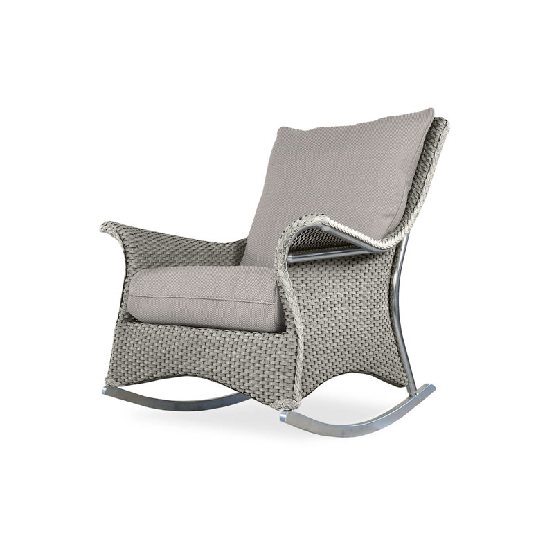 Mandalay Outdoor Chair, Sailcloth Seagull, Matte White