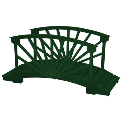 Poly Lumber Sunburst Garden Bridge