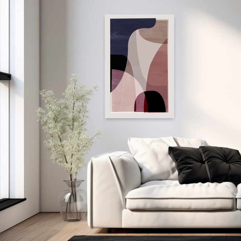 Art contemporain contemporain, H 36 po x l 24 po