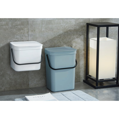 Plastic Manual Lift Waste Bin - 12L