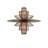 Benjiro 2 - Light Wrought Iron Dimmable Cylinder Chandelier