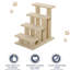 Escalier pour chat multi-niveaux à 4 niveaux pour chat, beige, 25 po - Votre tapis des chats aidants