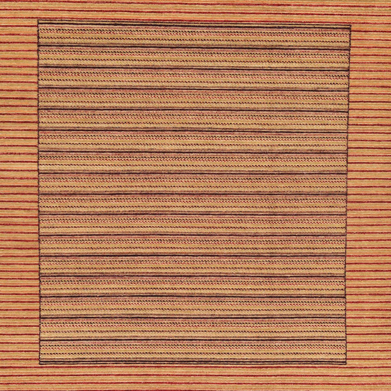 Tapis abstrait moderne 201, Carré 7 pi