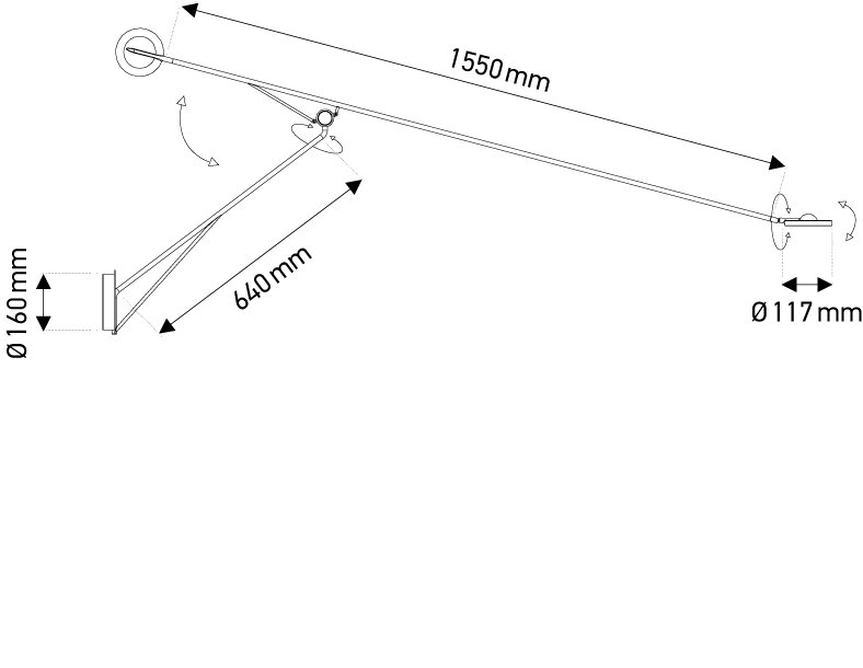 Aaro 1 - Light LED Swing Arm