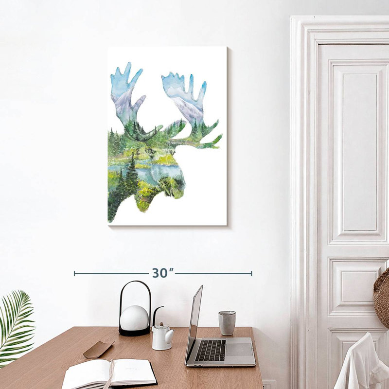 Brampt Nature Moose, 30" H x 20" W