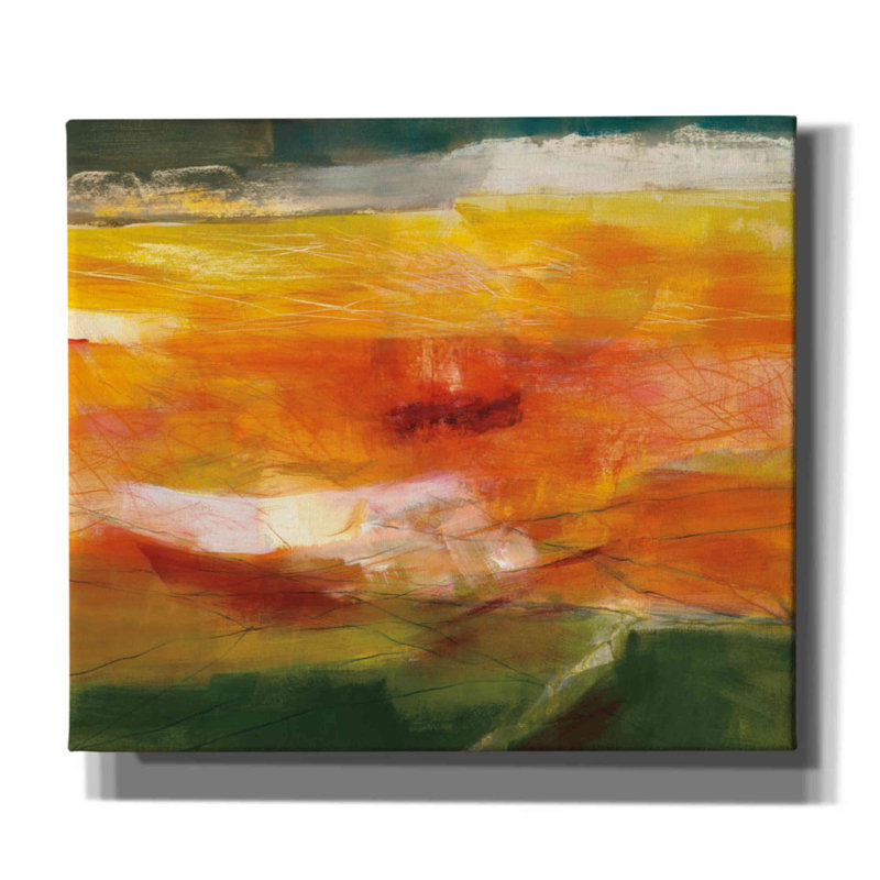 «Bog Journey v2» par Jo Maye, art mural sur toile, H 26 po x l 30 po x P 1,5 po