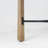 Solid Oak and Papercord Storage Bench-97912222