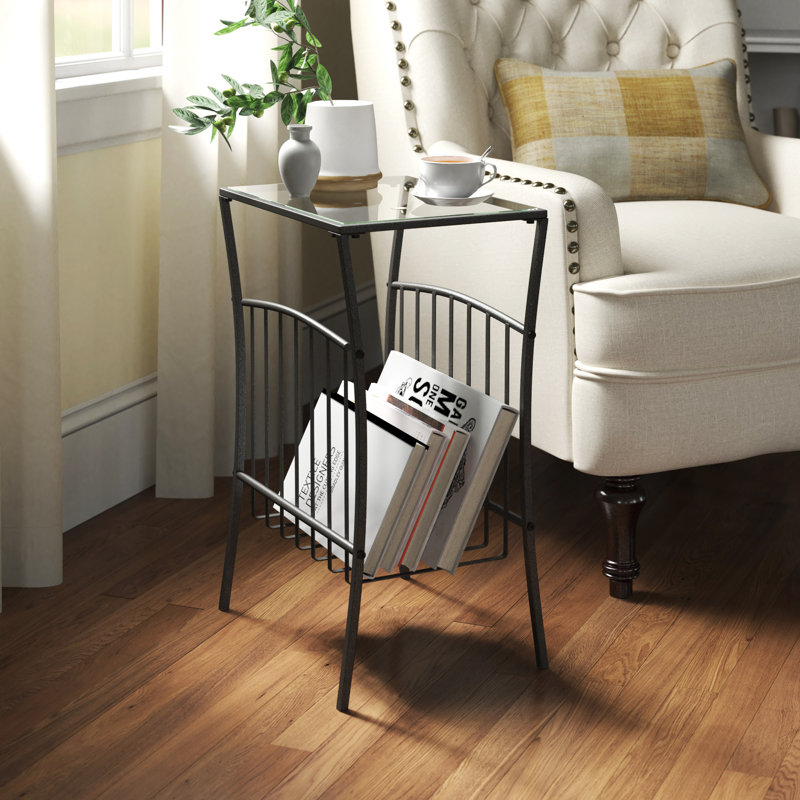 Table de bout avec rangement pour magazines Ellyn