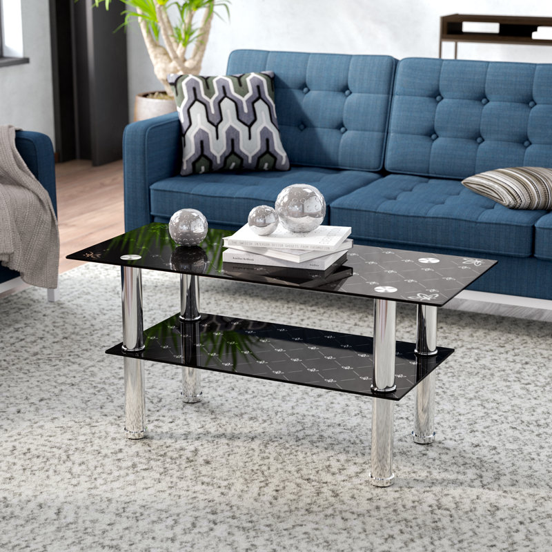 Mccasland Glass Coffee Table