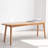 Natural Oak Wood For Dining Bench Table Bench For Living Room