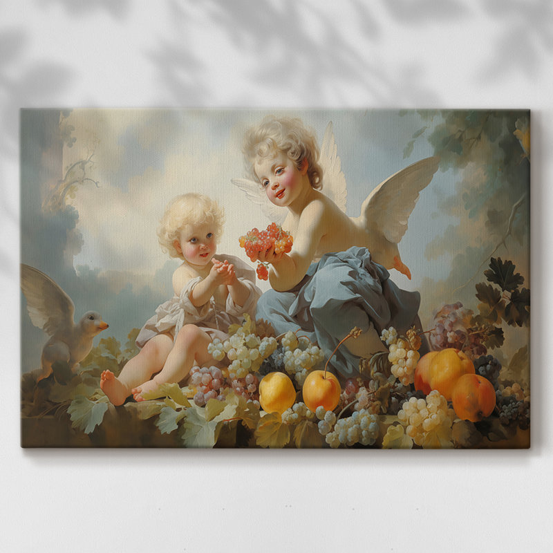 Angels From Above-IV -Gallery Enveloppé Cavas, 12 x 18