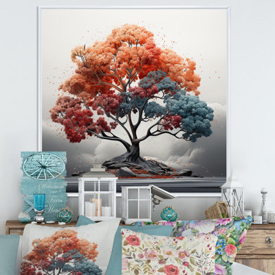 «Abstract Expression Maple Tree», reproduction sur toile