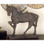 Sculpture cheval en polystone brun Wagnon-814547133