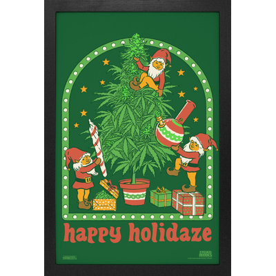 Steven Rhodes - Happy Holidaze 11x17 Gel-Coat Framed Print