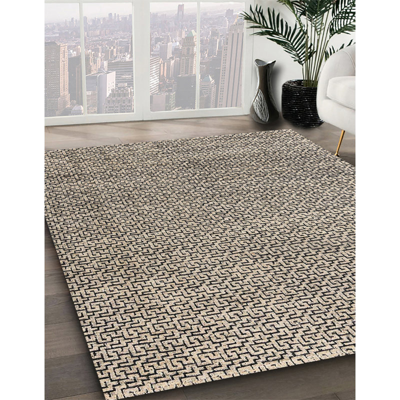 Geometric Indoor Rug, Round 5'