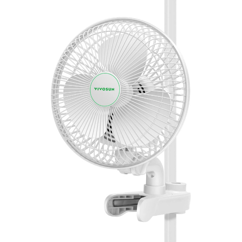 Ventilateur à pince 12 po Vivosun, Blanc