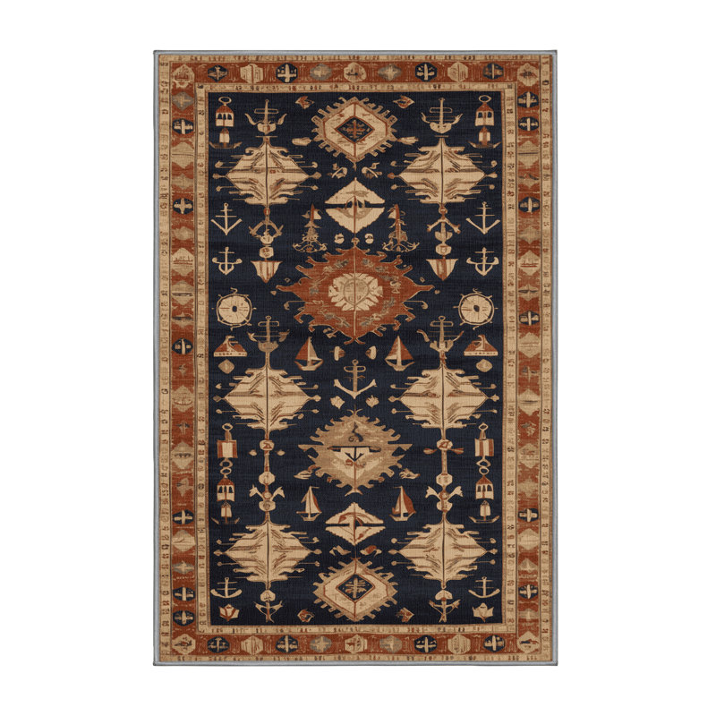 Tapis turc gris lavable à la machine, Rectangulaire 3 pi x 5 pi