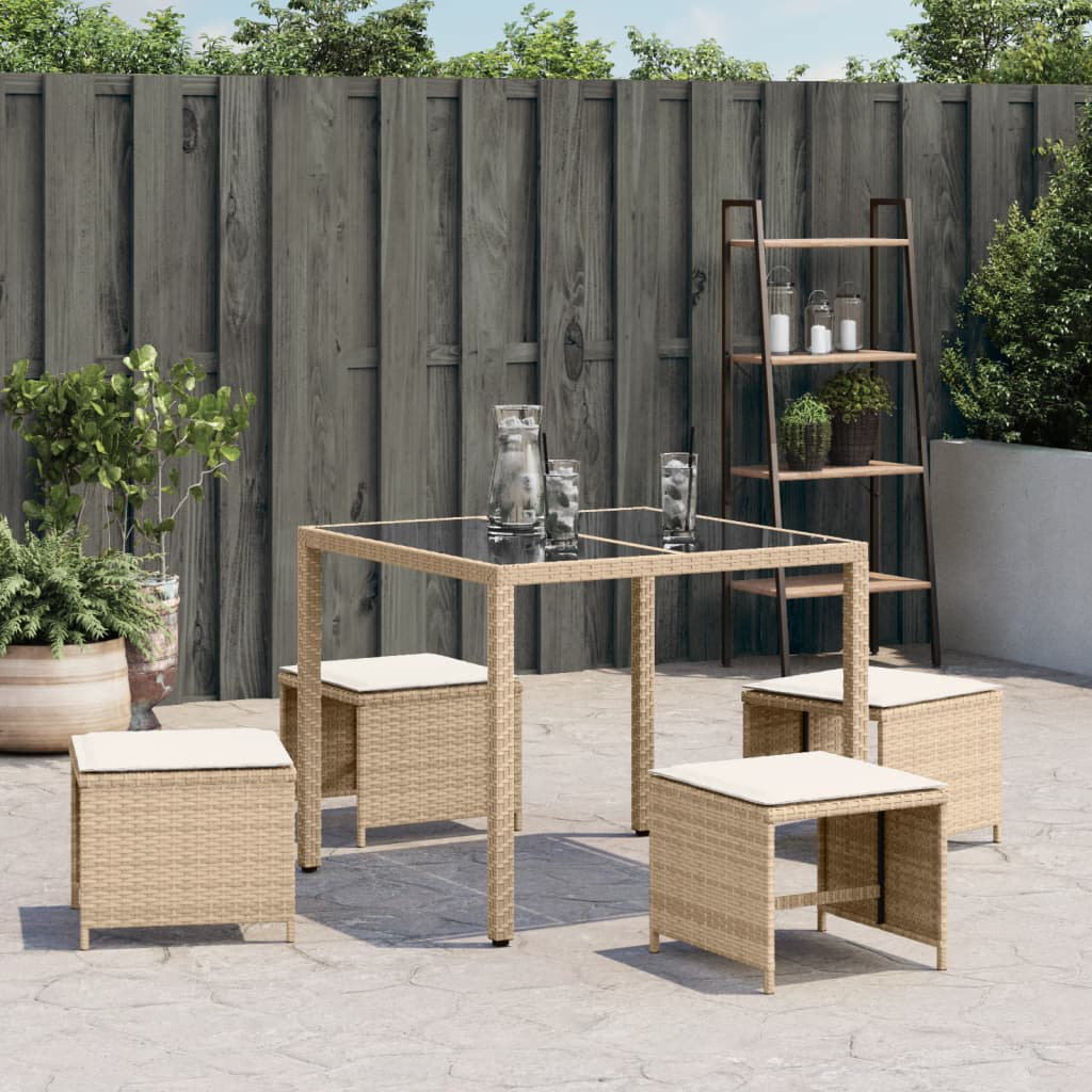 Vidaxl Gartenhocker-Kissen 4 Stk. 41x41x36 cm