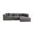 Boneless 122” Modular Sectional Cloud Sofa With 3 Pillows,Modern L Shaped Boneless Couch Sectional Couches With Deeper Seat For Living Room-672945642