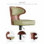 Tabourets de bar réglables à hauteur de comptoir avec élévateur pneumatique et repose-pieds (ensemble de 4)-1857349353
