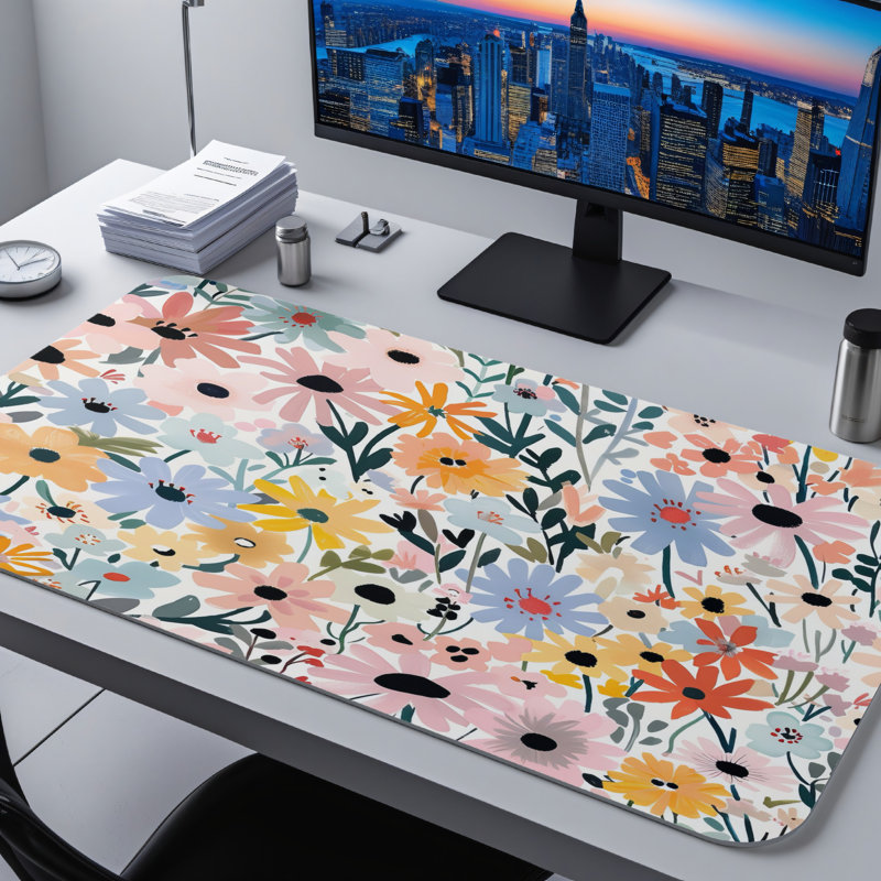 Polyester Desk Pad, 23.6x13.8
