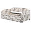 Lit de jour simple capitonné avec couchette et ports USB-124836837
