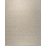Ivory Hand-Knotted Wool Subtle Speckled Geometric Modern Contemporary Carpet Rug