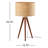 Kisa Wood Tripod Lamp-999223211-999223210