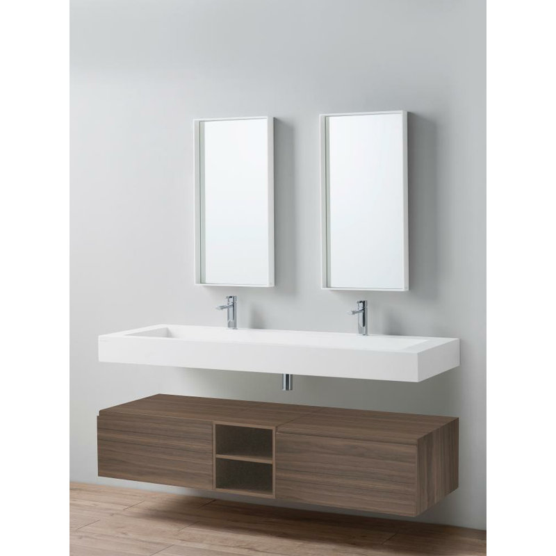 Ras 59.81'' L Bathroom Sink