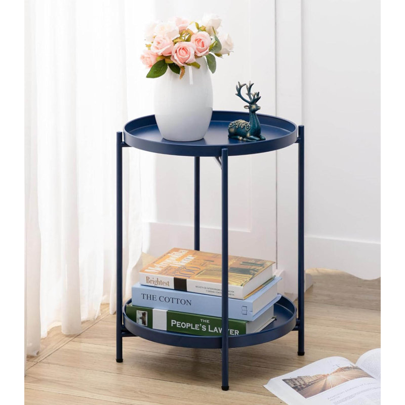 End Table, Dark Blue, Dark Blue