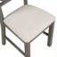 Table de salle à manger 5 pièces et 4 chaises en tissu avec pieds de table et tablette de rangement-1567834830-1567834828-1567834829