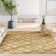Faux-Jute Akita Moroccan Lattice Flat-Weave Beige Area Rug