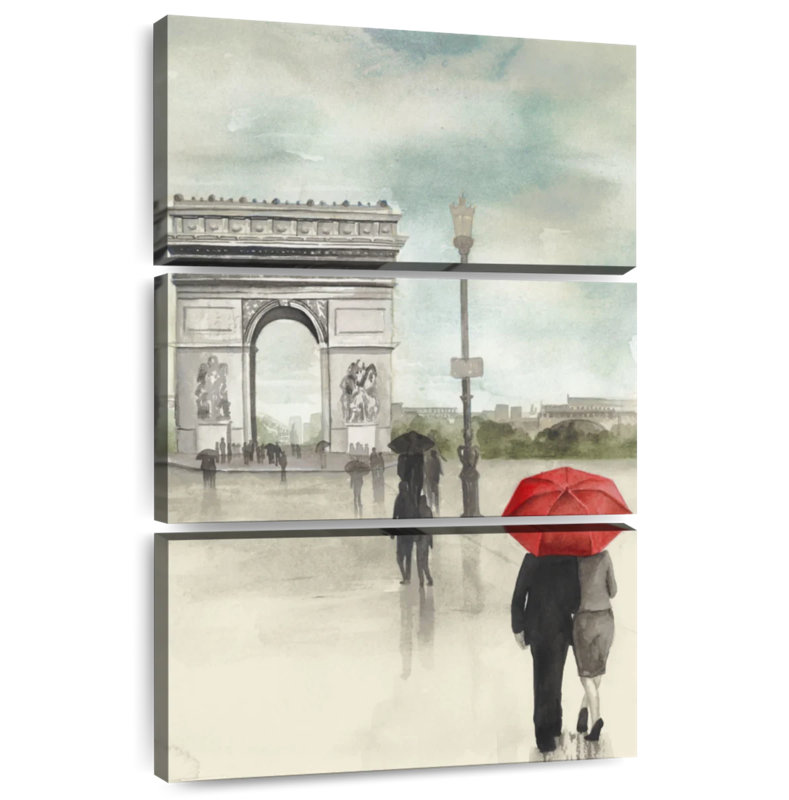 Rainy Day Lovers II, H 38 po x l 24 po