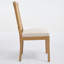 Chaise en bois massif à dossier en rotin-73708229