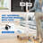 Rolling Tv Stand With Power Outlet For 32-60 Inch Tvs-128885122