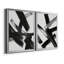 Black Magic I - ensemble de 2 peintures sur toile encadrées-724949170-724949182