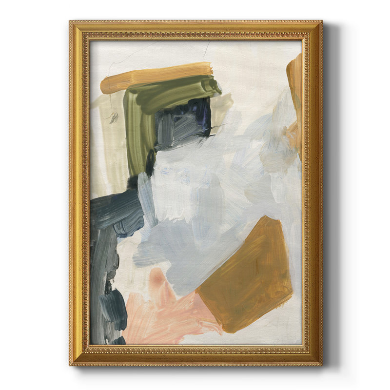 Palette Meld I, toile encadrée de qualité supérieure - prête à être accrochée, L 16 po x H 20 po