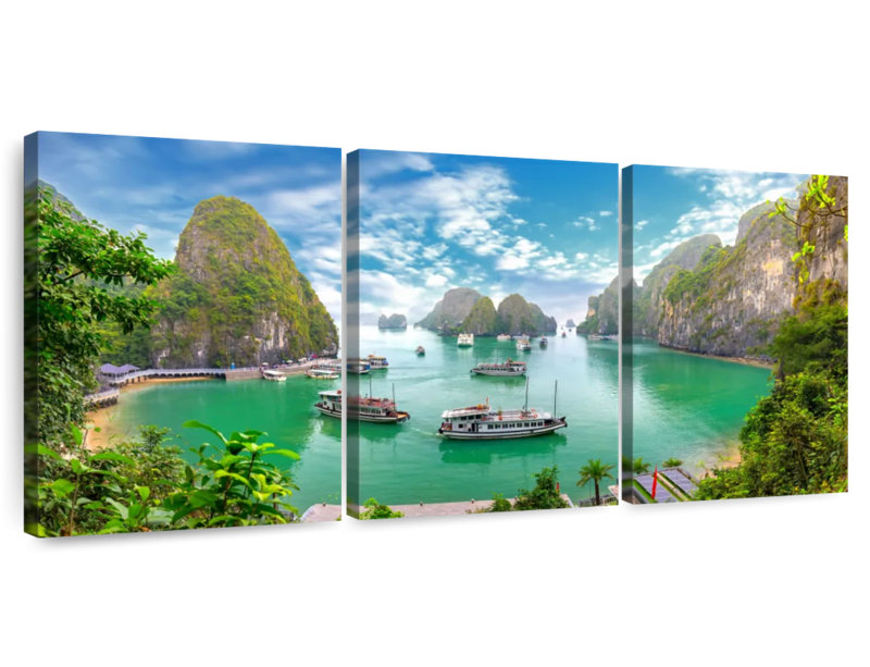 Gillard, baie d'Halong, Vietnam, H 39 po x l 80 po