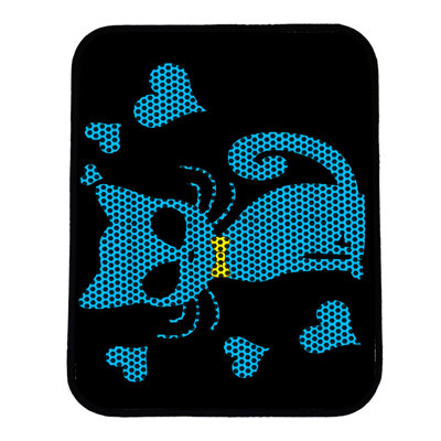 Premium Cat Litter Mat, 18 x 24 inches | 50% PVC / 50% Polyester, Machine Washable & Vacuum Friendly | Durable, Easy-Clean Design for Pet Owners | Protect Your Floors from Litter Messes