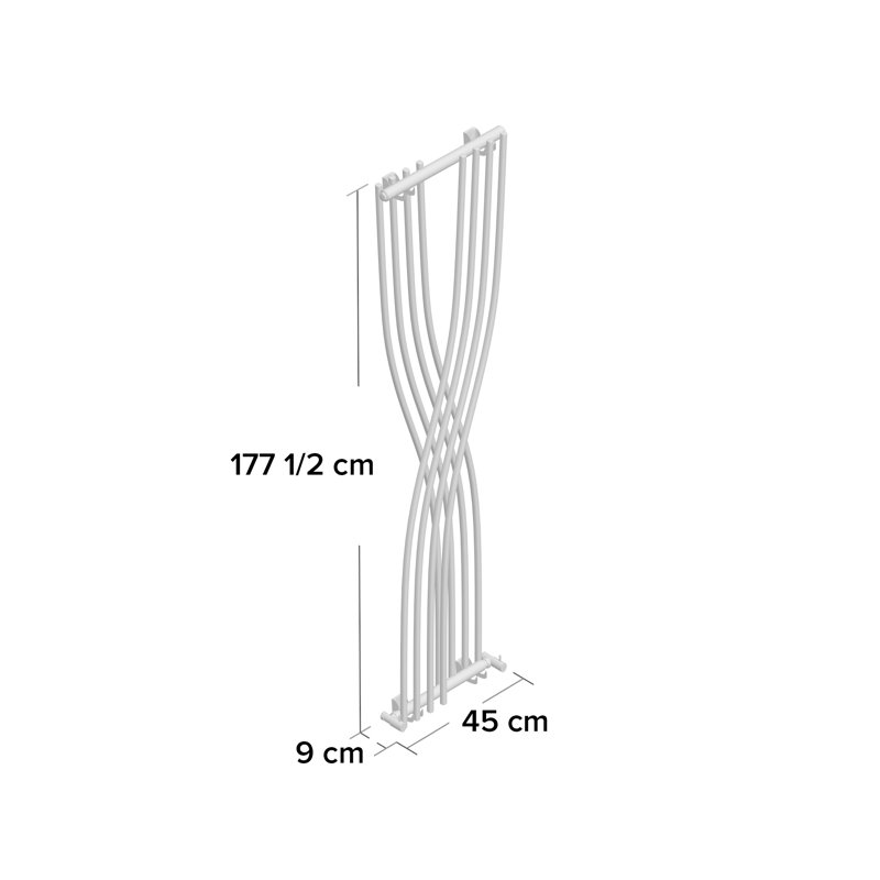 Xcite Vertical Designer Radiator, Anthracite