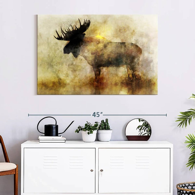 Brampt Happy Moose II, 26" H x 39" W