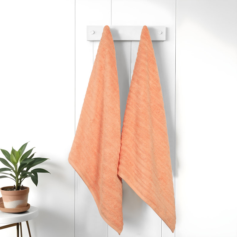 Draps de bain Mika Smart Twist Viscose, Pêche