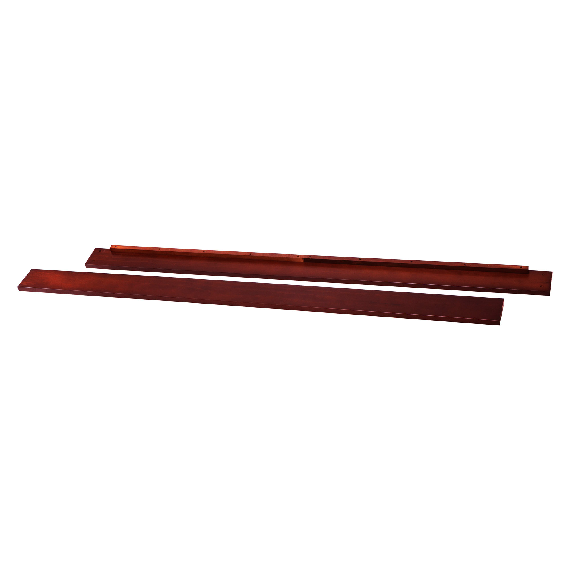 Twin/Full Size Conversion Kit Bed Rails, Cherry