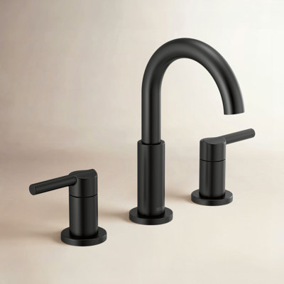 Nicoli Widespread Bathroom Faucet with Drain
